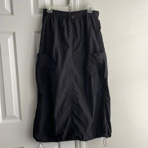 Parachute maxi skirt